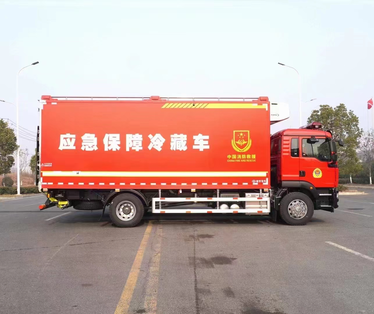 福田應(yīng)急保障冷藏車(chē)