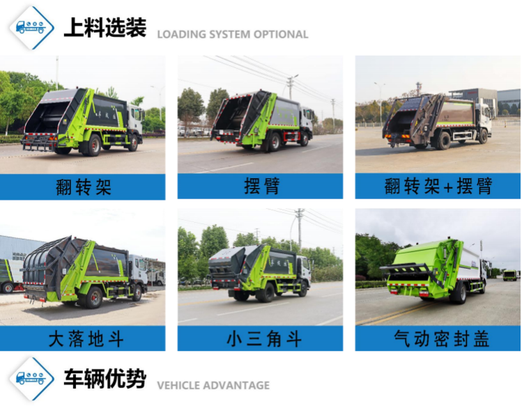 （藍牌）3.5方途逸壓縮垃圾車